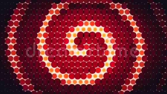 抽象柔和彩色圆圈螺旋形复古风格背景新品质通用动态动画视频的预览图