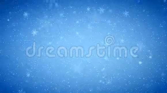 冬天神奇的雪花视频的预览图