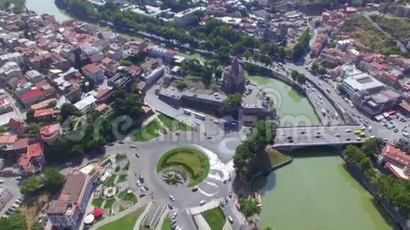 第比利斯的空中景色视频的预览图