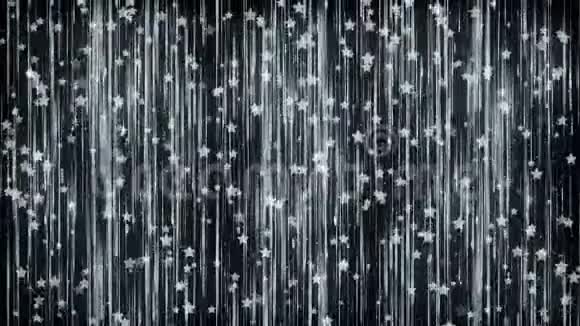 恒星银粒子背景视频的预览图
