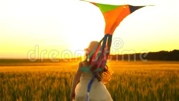 女孩带着风筝到处跑视频的预览图