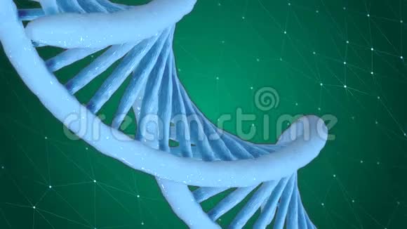 旋转具有科学背景的DNA运动视频视频的预览图