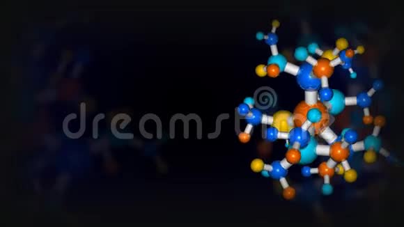 五颜六色的DNA在运动视频的预览图