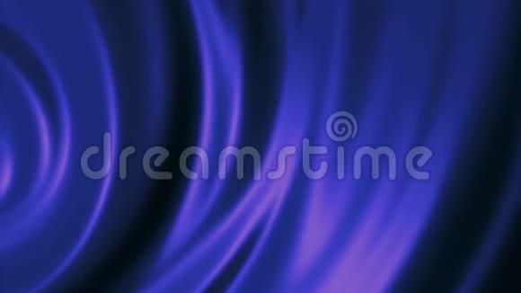 抽象动画动色丝质感有光泽的光滑织物在波浪中运动反射光线视频的预览图