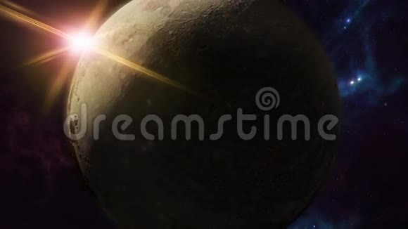 冥王星星座符号和行星3D绘制4K视频的预览图