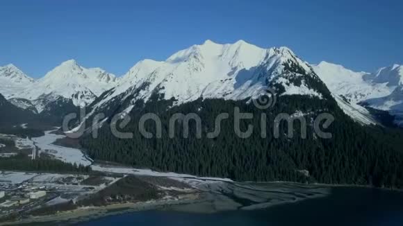 来自阿拉斯加的冬季风景视频的预览图