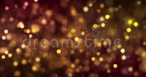 圣诞节的数字闪光闪耀着金色的粒子金色的背景上流淌着节日的圣诞快乐新年视频的预览图
