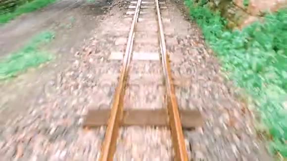 南泰纳代尔铁路英格兰坎布里亚的阿尔斯顿视频的预览图