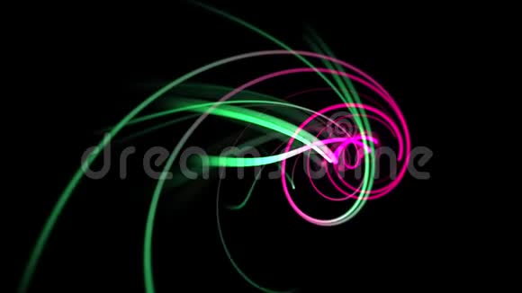 运动红线和绿线抽象背景视频的预览图