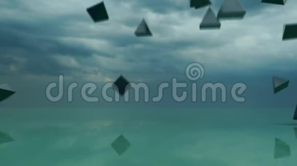 抽象金字塔从天而降视频的预览图