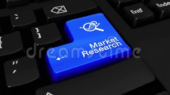 计算机键盘按钮的市场研究循环运动视频的预览图