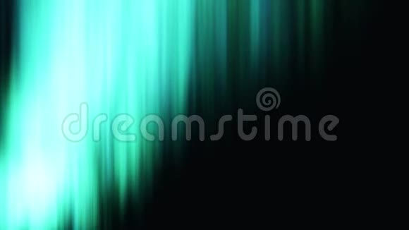 黑色背景下北极光的抽象动画抽象的北极光闪烁和闪烁的五颜六色视频的预览图