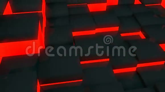 发光的红色瓷砖视频的预览图