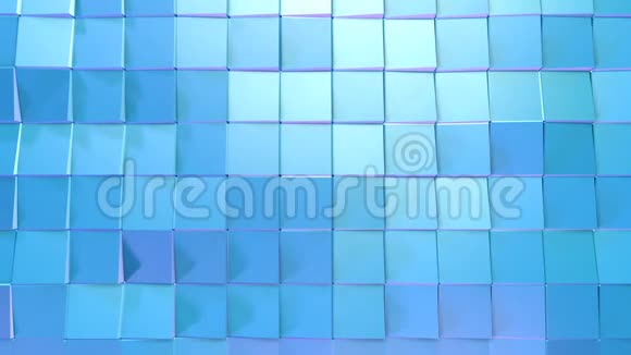 摘要简单的蓝紫低聚三维表面作为几何背景软几何低聚运动背景视频的预览图