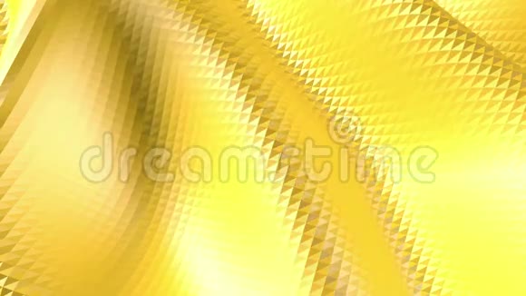 黄色低聚背景振荡抽象低聚表面作为时尚低聚设计的光荣背景视频的预览图
