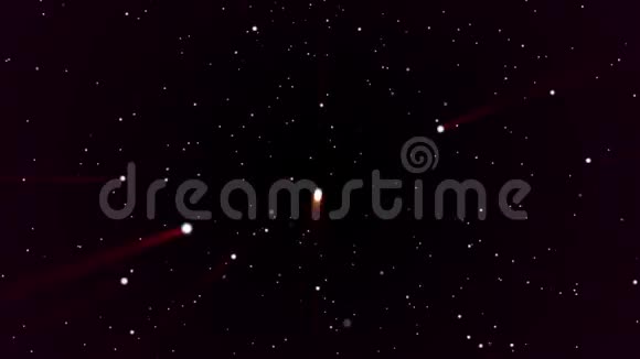 尘埃粒子黑色背景下的天然漂浮有机颗粒高质量的运动动画对明星的忏悔视频的预览图