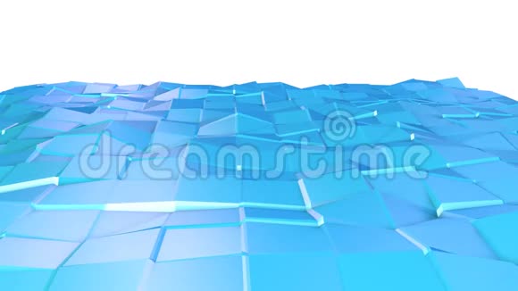 摘要简单的蓝紫低聚三维表面作为独特的背景软几何低聚运动背景视频的预览图