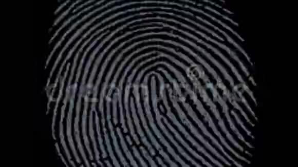 指纹身份扫描密码间谍黑客搜索基因测序技术视频的预览图