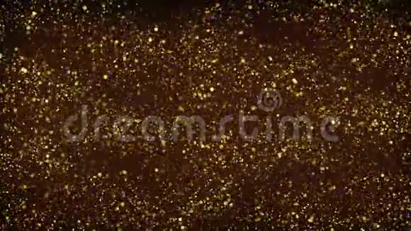 黄金闪烁粒子背景视频的预览图
