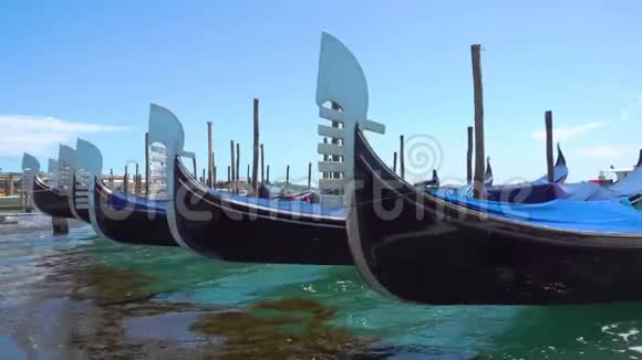 威尼斯的贡多拉斯视频的预览图