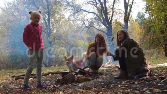 秋季家庭野餐视频的预览图