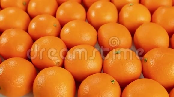橙色水果自然食物背景视频的预览图