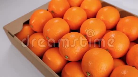 橙色水果食物背景视频的预览图