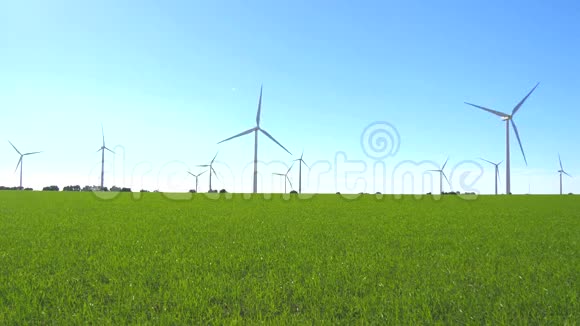 电力生产生态动力风力涡轮机用风力机视频的预览图
