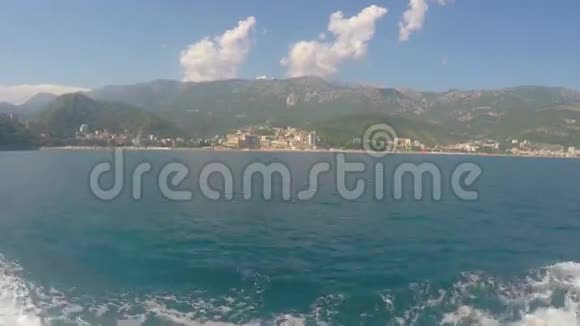 黑山布德瓦2016年6月28日亚得里亚海和山区视频的预览图