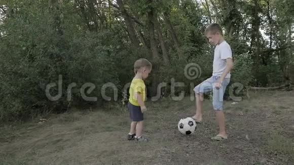 两个男孩在玩球视频的预览图