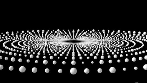 飞行三维粒子抽象隧道运动图形动画背景新品质复古风格酷酷好视频的预览图