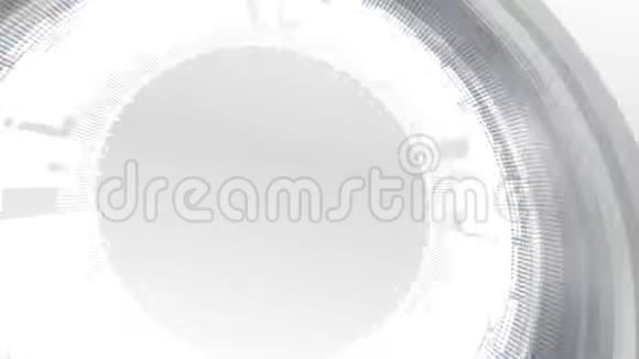 欧洲货币图标动画白色数字元素背景视频的预览图