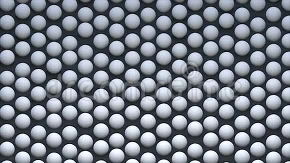 表面等距球的抽象背景三维渲染视频的预览图