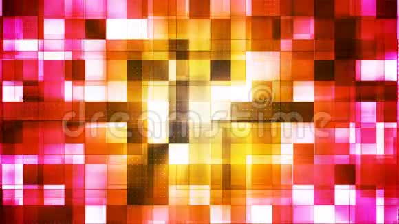 闪烁金属高科技壁光图案多色抽象可循环4K视频的预览图