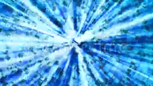 闪烁的蓝色抽象背景视频的预览图