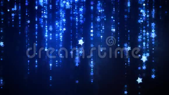 蓝色时尚雨星视频的预览图