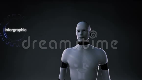 机器人机器人机器人机器人触摸齿轮屏幕WEBSITE促进视频的预览图