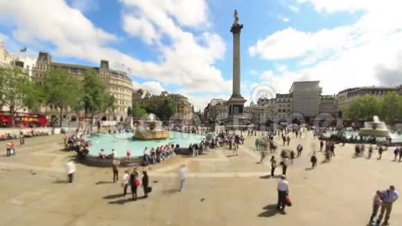 城市行人交通时间流逝伦敦视频的预览图