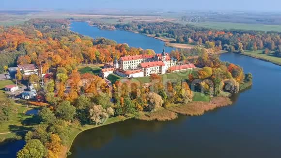 白俄罗斯的内斯维兹城堡视频的预览图