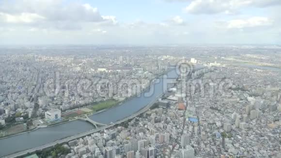 东京城的城市景观视频的预览图