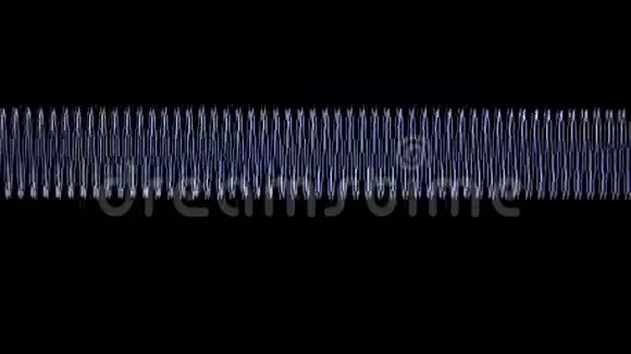 屏幕上的声波实验室设备特写视频的预览图