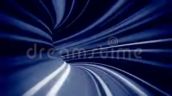 4K抽象翘曲隧道视频的预览图