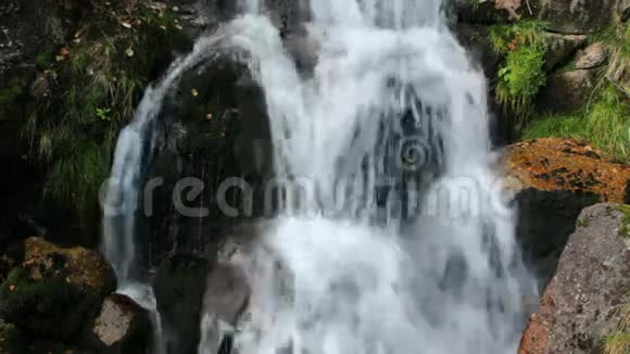 吉泽拉山杰德洛娃小溪瀑布视频的预览图