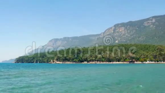 土耳其阿卡卡海滩日光浴日常生活暑假旅游目的地视频的预览图