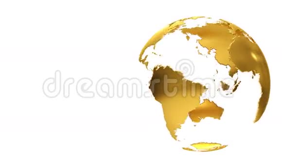金色地球仪视频的预览图
