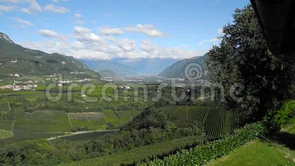 意大利蒂罗尔南部的阿迪奇山谷视频的预览图