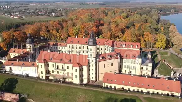 白俄罗斯的内斯维兹城堡视频的预览图
