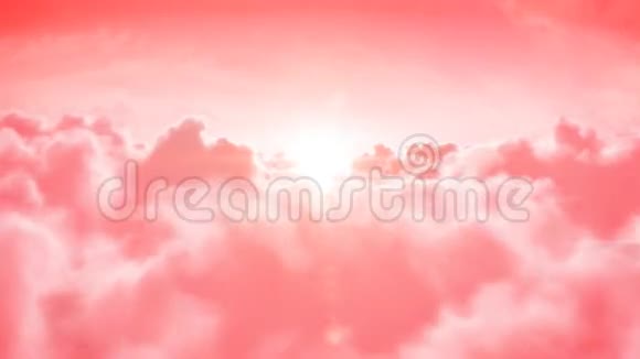 飞越玫瑰天堂云循环三维动画高清1080视频的预览图