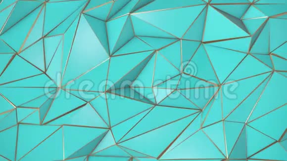 桦木金抽象低聚三角形背景视频的预览图