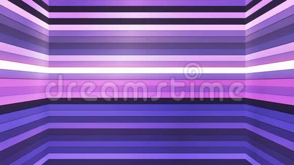 广播闪烁水平高科技酒吧轴紫色抽象循环4K视频的预览图